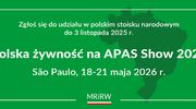Polska żywność na APAS Show 2026 w Brazylii