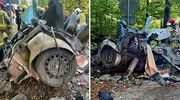 Śmierć 27-latka. Auto rozpadło się na strzępy
