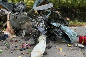 Dramatyczny wypadek pod Bartoszycami. Nie żyje 27-letni kierowca audi