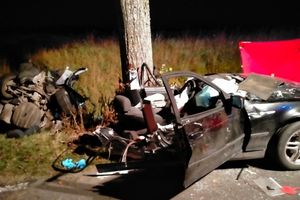 Śmiertelny wypadek. Zginął 18-letni kierowca BMW