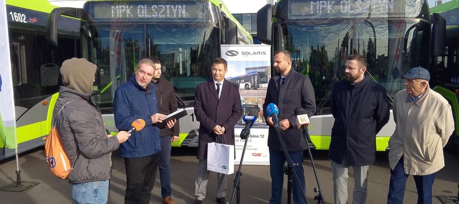 Oficjalna prezentacja nowych hybrydowych autobusów MPK Olsztyn