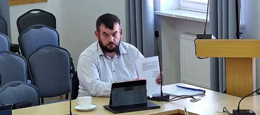 Radny Dariusz Grzebała