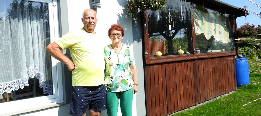 Anna i Henryk Markowscy stworzyli wspólnie przyjazny ogród, gdzie spędzają każdą wolną chwilę 