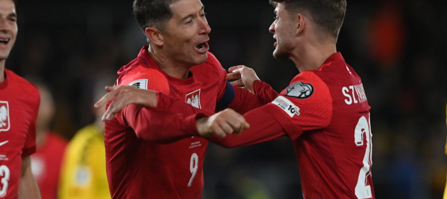  Robert Lewandowski i Sebastian Szymański 