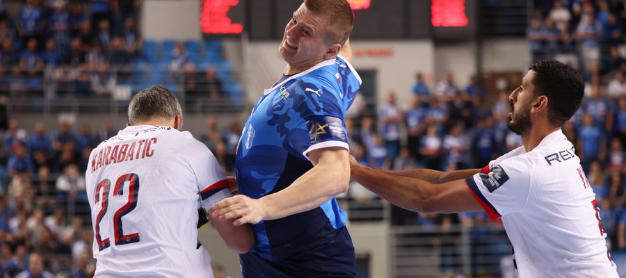 Zawodnik Orlenu Wisły Płock Dawid Dawydzik 