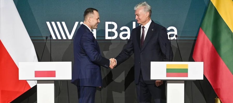 Karol Nawrocki, Gitanas Nauseda Fot. PAP/Valdemar Doveiko