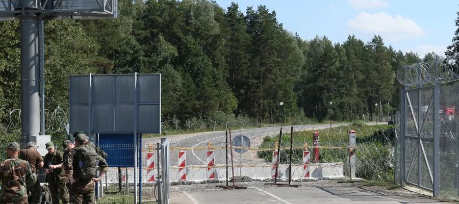 Granica Litwy z Białorusią.
