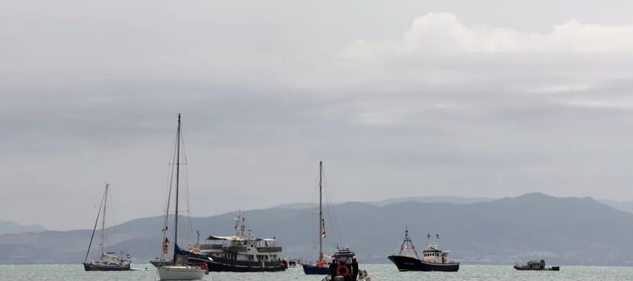 Statki Flotylli Sumud - zdjęcie z września 2025 r. 