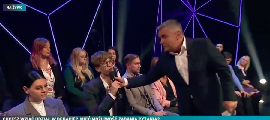 Fragment programu telewizyjnego "Bez Retuszu"