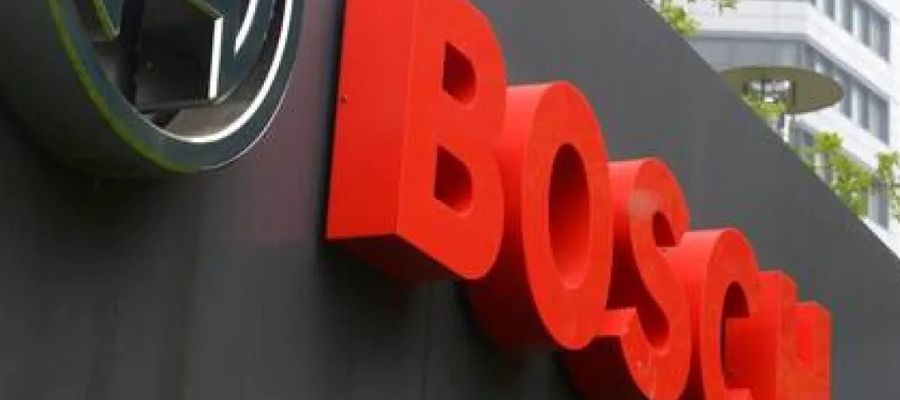 Logo firmy Bosch. Fot. PAP/EPA/BERND WEISSBROD