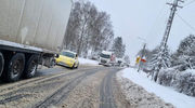 Utrudnienia drogowe i kolizja na S7 w rejonie Mławy