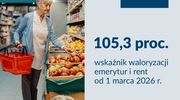 Emerytury i renty w górę o ponad 5 procent