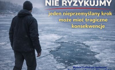 Chodzenie po lodzie to śmiertelne zagrożenie