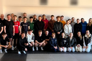 Test sprawności fizycznej klas mundurowych w Mławie