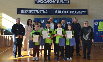 Znamy zwycięzców Powiatowego Turnieju Bezpieczeństwa w Ruchu Drogowym w Radzanowie