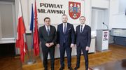Wizyta wiceministra Konrada Wojnarowskiego w Starostwie Powiatowym w Mławie