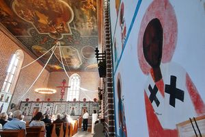 Tutaj Krzyżaków zastąpiły ikony