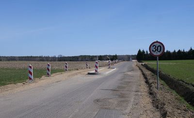 Droga Żurominek–Stupsk w przebudowie