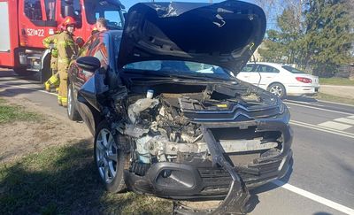 Noga z gazu. Zdarzenie drogowe w Mławie