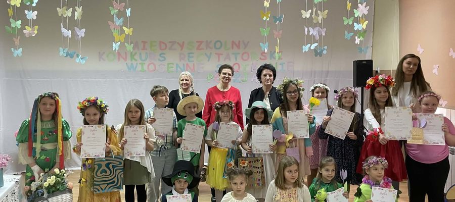 IV Międzyszkolny Konkurs Recytatorski „Wiosenne spotkanie z poezją”