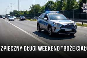 Długi weekend "Boże Ciało" - apel Policji