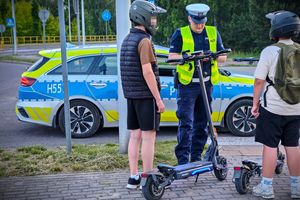 Działania „e‑Hulajnoga, e‑Rower – lokalnie”. Kontrole na terenie Mławy