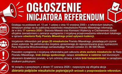 Chcą odwołania Rady Powiatu Mławskiego